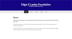 Desktop Screenshot of edgarelawleyfoundation.org.uk